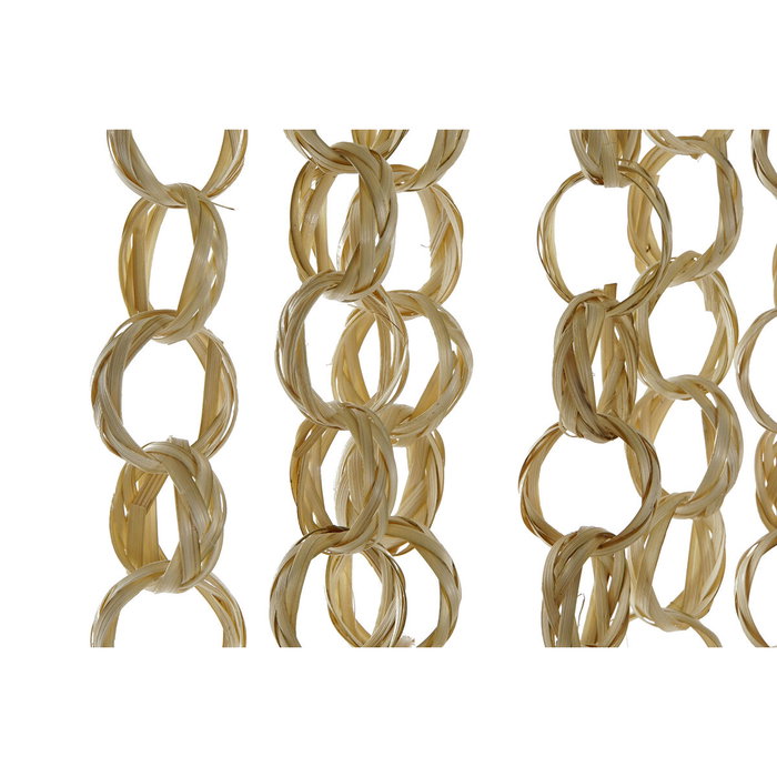 DKD Home Decor Cortina de Fibra Natural 90x205 cm DKD Home Decor Cortina de Fibra Natural 90x205 cm