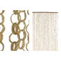 DKD Home Decor Cortina de Fibra Natural 90x205 cm