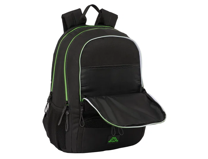 Safta Mochila de Padel Kappa Black 420x170x300 mm - Negra