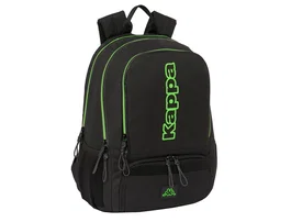 Safta Mochila de Padel Kappa Black 420x170x300 mm - Negra