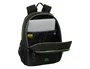 Safta Mochila de Padel Kappa Black 420x170x300 mm - Negra