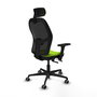 PIQUERAS Y CRESPO Silla de oficina Jorquera Sincro/Traslack Pistacho/Negro