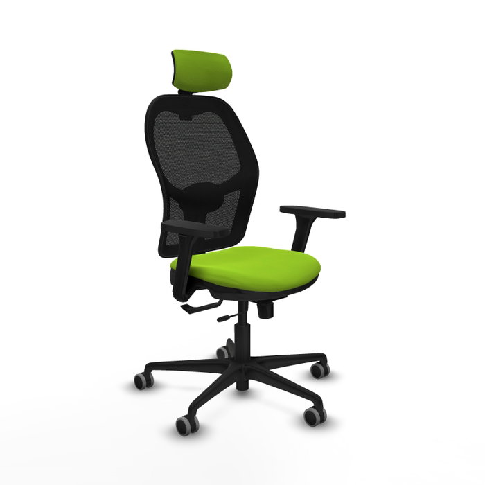 PIQUERAS Y CRESPO Silla de oficina Jorquera Sincro/Traslack Pistacho/Negro PIQUERAS Y CRESPO Silla de oficina Jorquera Sincro/Traslack Pistacho/Negro