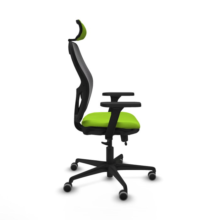 PIQUERAS Y CRESPO Silla de oficina Jorquera Sincro/Traslack Pistacho/Negro PIQUERAS Y CRESPO Silla de oficina Jorquera Sincro/Traslack Pistacho/Negro