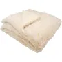 Domiva DOM3700948330944 Manta forrada ultra suave y cálida 75 x 100 cm Crema