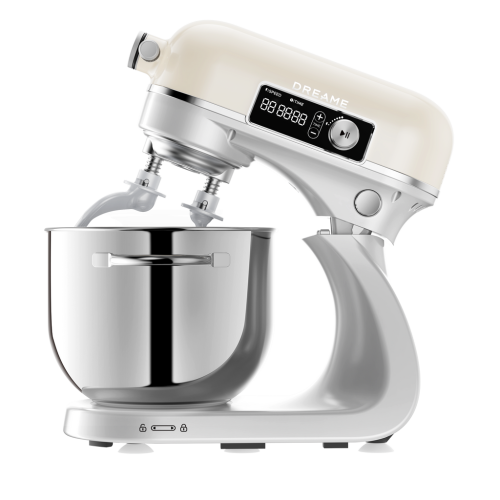 Dreame Batidora de Varillas Profesional 800W, 6L, Acero Inoxidable - Amasar, Batir, Mezclar, 12 Velocidades, Color Crema - Artículo 010712P0000001 Dreame Batidora de Varillas Profesional 800W, 6L, Acero Inoxidable - Amasar, Batir, Mezclar, 12 Velocidades, Color Crema - Artículo 010712P0000001