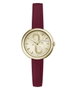 Furla Reloj WW00005002L2 con Correa de Cuero Roja