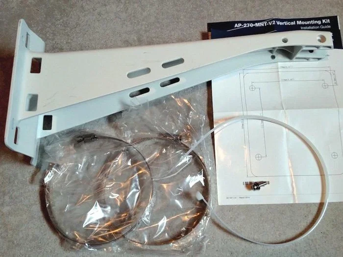 HP AP-270-MNT-V1 Kit de montaje para poste o pared de la serie Aruba 270
