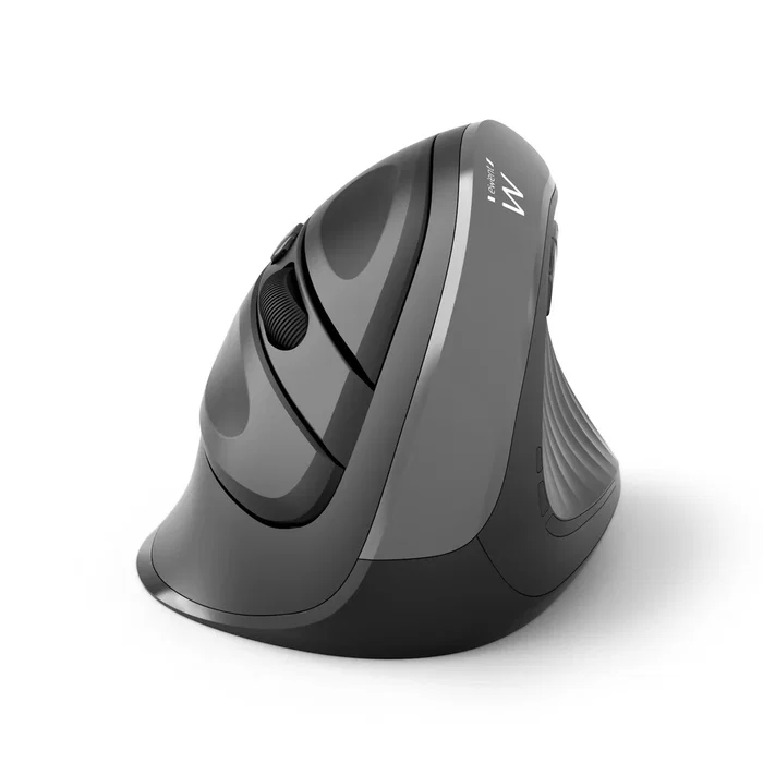 Ewent EW3229 Ratón Ergonomico Inalambrico RF Oficina 2400 DPI 6 Botones Rueda Mano Derecha Sensor Óptico Recubrimiento Caucho