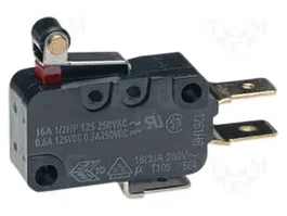 Aratas (Formerly Omron Components) Microconmutador SNAP ACTION D3V-165-1A5 SPDT