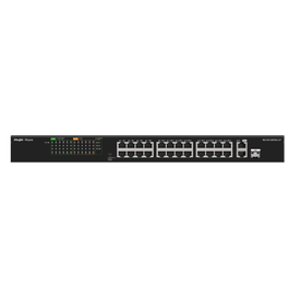 Ruijie Networks RG-ES126FGS-LP Switch No Administrado L2 Fast Ethernet 24 Puertos PoE Negro