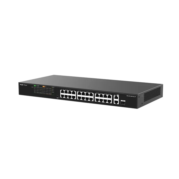 Ruijie Networks RG-ES126FGS-LP Switch No administrado L2 con 24 puertos Fast Ethernet y PoE Ruijie Networks RG-ES126FGS-LP Switch No administrado L2 con 24 puertos Fast Ethernet y PoE
