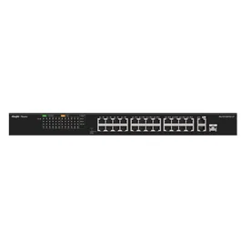 Ruijie Networks RG-ES126FGS-LP Switch No administrado L2 con 24 puertos Fast Ethernet y PoE