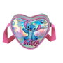 Karactermania Bolso Corazón Casual Lilo y Stitch Cosmic Plateado