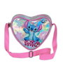 Karactermania Bolso Corazón Casual Lilo y Stitch Cosmic Plateado