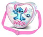 Karactermania Bolso Corazón Casual Lilo y Stitch Cosmic Plateado