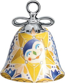 Alessi MW40 7 Adorno de Navidad Multicolor Porcelana Diseñador Marcel Wanders