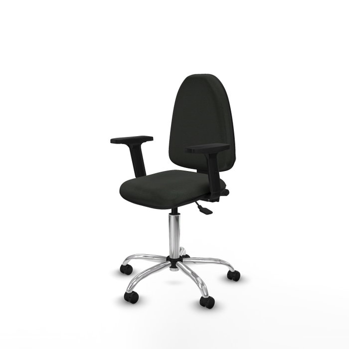 PIQUERAS Y CRESPO Silla de oficina Aýna con mecanismo Asincro y brazos 2D, Negro PIQUERAS Y CRESPO Silla de oficina Aýna con mecanismo Asincro y brazos 2D, Negro