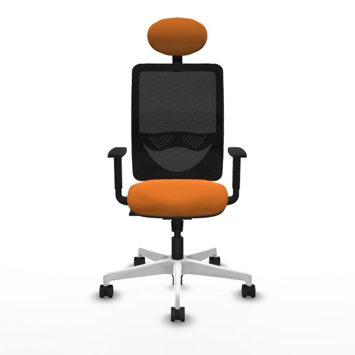 PIQUERAS Y CRESPO Silla de oficina Zulema con Mecanismo Sincro, Naranja y Negro PIQUERAS Y CRESPO Silla de oficina Zulema con Mecanismo Sincro, Naranja y Negro
