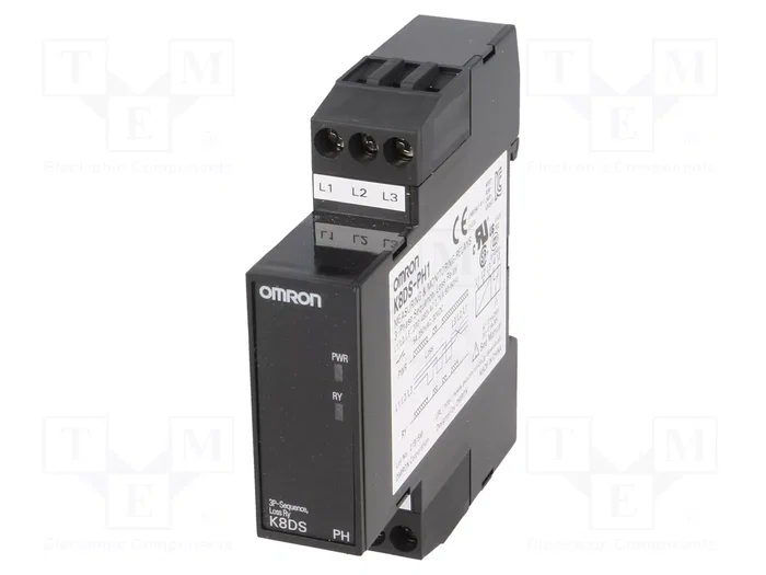 OMRON K8DS-PH1 Relé de monitorización de tensión trifásica OMRON K8DS-PH1 Relé de monitorización de tensión trifásica