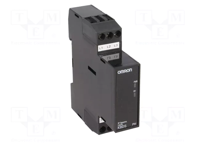 OMRON K8DS-PH1 Relé de monitorización de tensión trifásica OMRON K8DS-PH1 Relé de monitorización de tensión trifásica