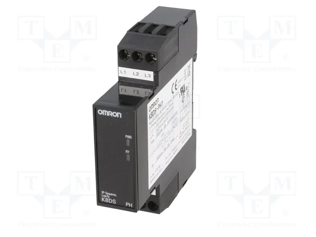 OMRON K8DS-PH1 Relé de monitorización de tensión trifásica OMRON K8DS-PH1 Relé de monitorización de tensión trifásica