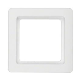 Berker 10116089 Rahmen Q.1 1 Fach Polarweiß (Blanco) para Interruptor, Marco Sin Tornillos