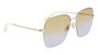 Victoria Beckham VB214SA-723 Gafas de sol doradas