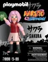 Playmobil Naruto Shippuden Haruno Sakura con Kunoichi y Guante de Curación Figura de Colección para Fans del Anime