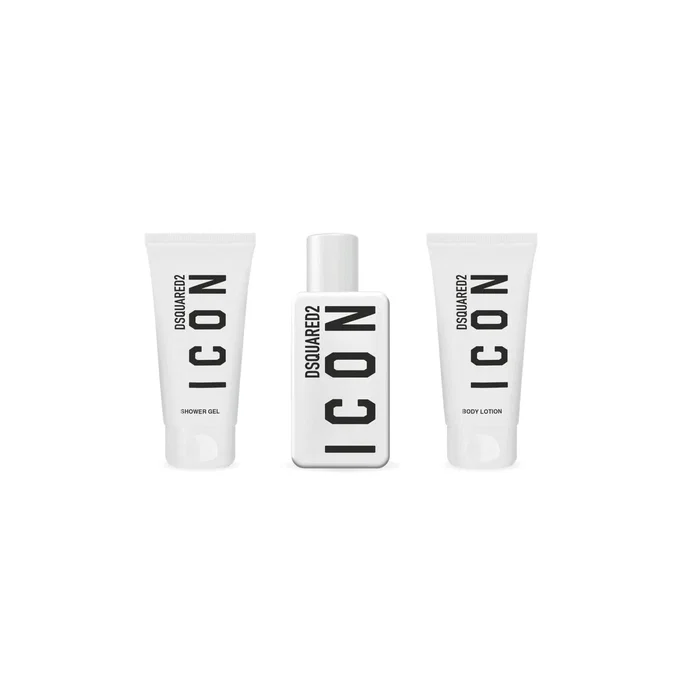 Dsquared 2 Icon Set para Mujer con Eau De Parfum, Gel de Ducha y Loción