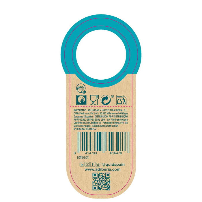 Botella Mesa Vidrio con Tapón Fresh Quid 1,25 L