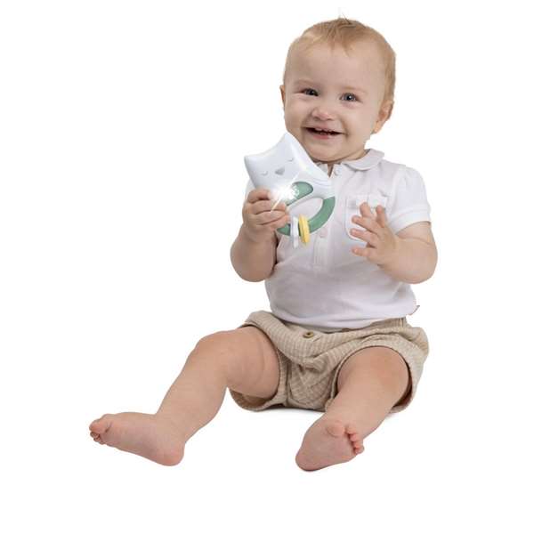 Chicco Sonajero Electrónico Búho Día y Noche con Luces y Melodía 9x3x11,5 cm