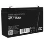 Green Cell AGM40 Batería para USV 6V 15Ah VRLA AGM