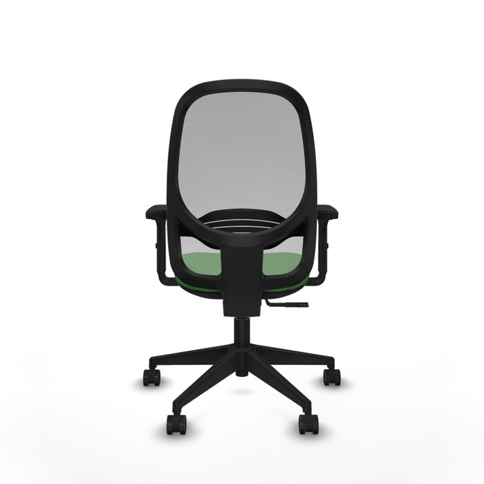 PIQUERAS Y CRESPO Silla de oficina Cilanco con mecanismo Sincro, Verde y Gris