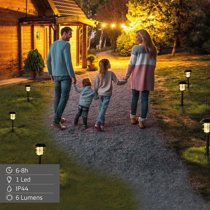 AKTIVE Pack de 2 balizas solares