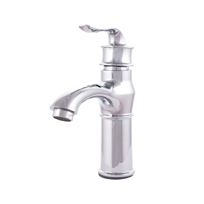 Grifo de lavabo monomando de estilo clásico Cromado