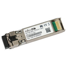 MikroTik XS+31LC10D Transceptor SFP Fibra Óptica 25000 Mbit/s LC (UPC) 10000m 1310nm