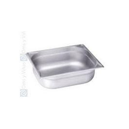 GN CUBETA GN 1/2-100 INOX | Recipiente Gastronorm 1/2-100 de Acero Inoxidable