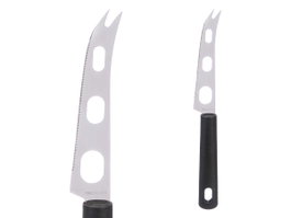 Kinvara Cuchillo Queso Acero Inox (Pack de 36 unidades) de color Negro y Metal
