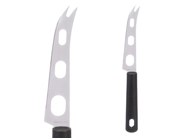Kinvara Cuchillo Queso Acero Inox (Pack de 36 unidades) de color Negro y Metal Kinvara Cuchillo Queso Acero Inox (Pack de 36 unidades) de color Negro y Metal