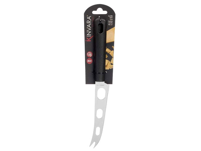 Kinvara Cuchillo Queso Acero Inox (Pack de 36 unidades) de color Negro y Metal Kinvara Cuchillo Queso Acero Inox (Pack de 36 unidades) de color Negro y Metal