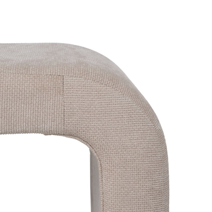 S/3 Banco Beige Dm-Tejido 126 X 43 X 50 cm