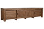 DKD Home Decor Mueble Tv Indo minimal 24 Teca Reciclada Natural 250 x 60 x 45 cm