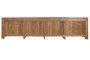 DKD Home Decor Mueble Tv Indo minimal 24 Teca Reciclada Natural 250 x 60 x 45 cm