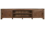 DKD Home Decor Mueble Tv Indo minimal 24 Teca Reciclada Natural 250 x 60 x 45 cm