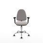 PIQUERAS Y CRESPO Silla de oficina Aýna Blanca con Brazos 2D
