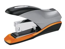 Rexel Optima 70 Grapadora Heavy Duty, Capacidad 70 Hojas, Grapado Bajo Esfuerzo, Plano, Gris