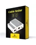 Gembird NCT-1 Comprobador de cables de red Blanco