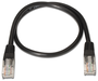 Aisens Cable de red Cat5e U/UTP A133-0202 0,5m Negro