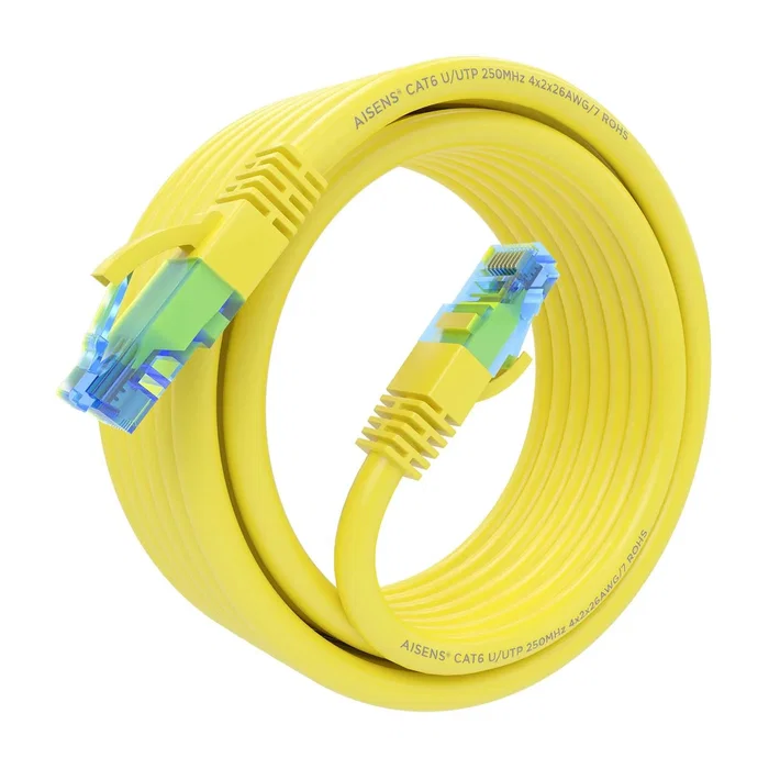 Aisens Cable de Red Cat6 UTP AWG26 CCA 4m Amarillo Aisens Cable de Red Cat6 UTP AWG26 CCA 4m Amarillo